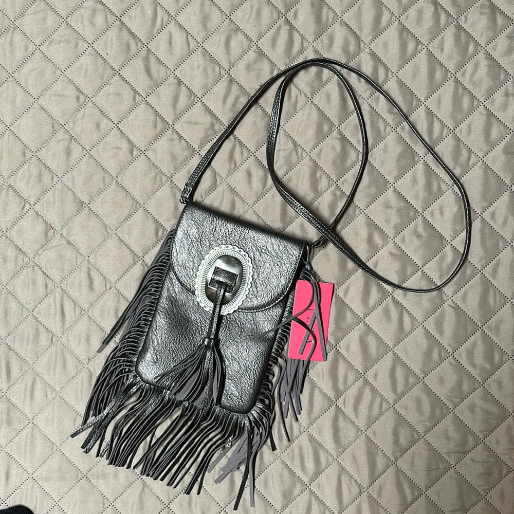 NWT Crossbody purse. Fringe.